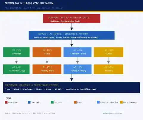 Australian Building Code Hierarchy Infographic