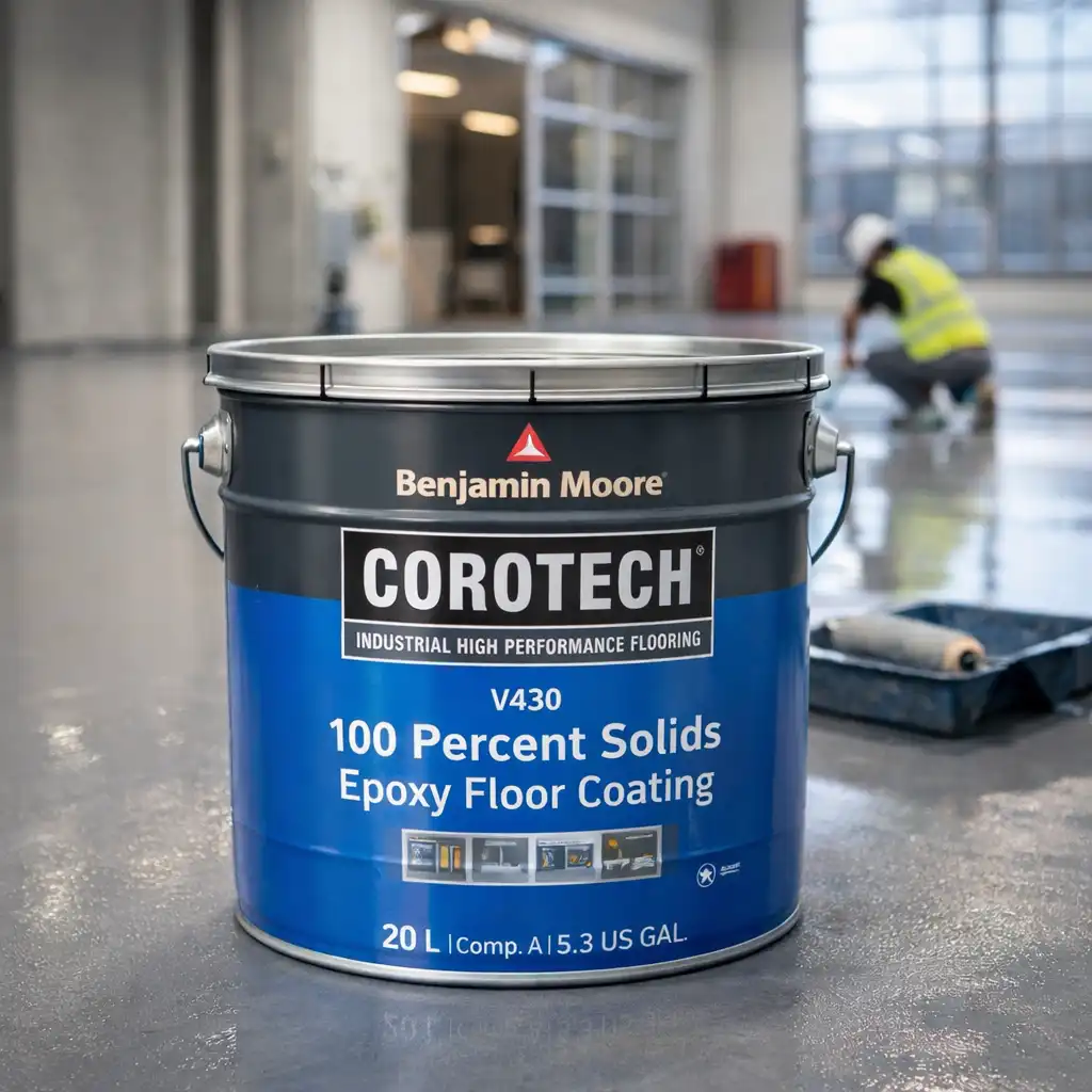 benjamin moore corotech v430 100 percent solids epoxy floor coating