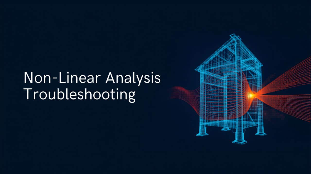 non-linear analysis troubleshooting in abaqus and sap2000 — fea convergence diagram